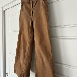 Everlane Brown Wide Leg Crop Pants